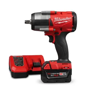 Milwaukee 1000Nm Lithium Driven Wrench Wireless Fastening Gear Used In Tire Replacement Equipment Disassembly And Workshop Maintenance Reinforced Drive Head Anti Slip Handle And Efficient Heat Dispersion Structure