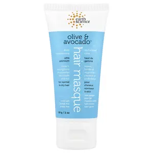 Earth Science Deep Conditioning Hair Masque, For Normal To Dry Hair, Olive & Avocado™, 2 oz (59 g)