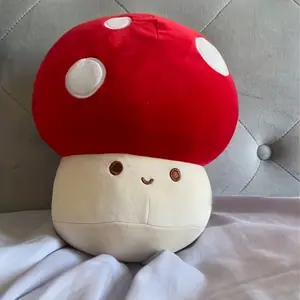 Mushroom Plush, Mushroom Decor, Mushroom Room Decor, Mushroom Party Decor, Mushroom Plush Toy, Mushroom Stuffed Animals, Mushroom Pillow Decorations Gift for Kids Adults, Birthdays, Halloween