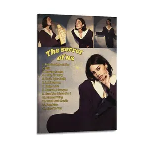 Gracie Abrams The Secret of Us Modern Art Deco Painting Art Poster Wall Decoration Wall Poster Art Wall Rich Art Painting Corridor Art Painting Decoration leopard print