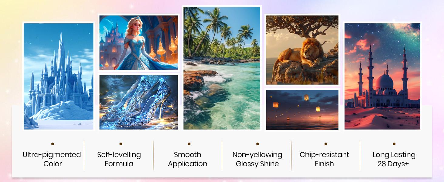 Beetles Glitter Gel Nail Polish Set 44Pcs, Holiday Red Gold Green Silver Burgundy Blue Pink Sparkle Gel Polish Kits with Base Top Coat Soak off Uv Gel Nail Polish Easter's Gift for Women