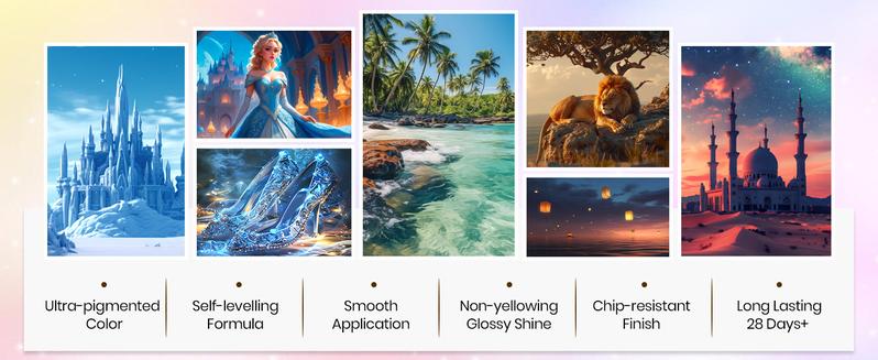 Beetles Glitter Gel Nail Polish Set 44Pcs, Holiday Red Gold Green Silver Burgundy Blue Pink Sparkle Gel Polish Kits with Base Top Coat Soak off Uv Gel Nail Polish Easter's Gift for Women