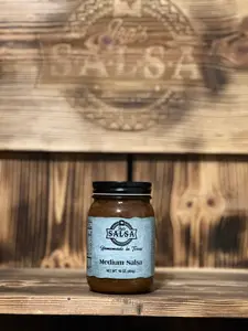 Ira's Salsa Medium - Tomato Garlic & Cilantro Flavor with Pepper Bite - Homemade in Texas - Sauce for Fajitas & Dip - Versatile Hot & Spicy Flavor