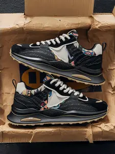 Men's Breathable Mesh Shoes, Trendy Casual Thick Sole Sneakers, Comfortable Sporty Dad Style Footwear for All Seasons