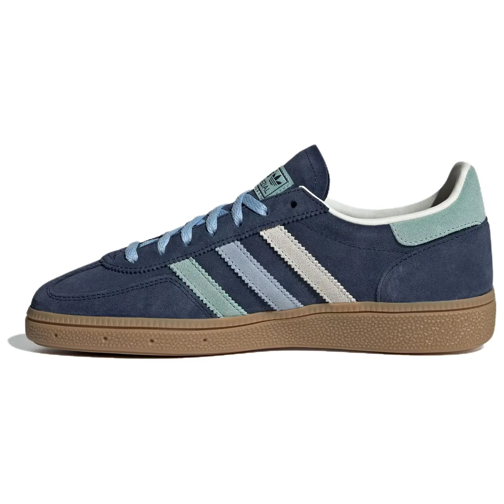 Adidas Women's Handball Spezial Night Indigo Hazy Green' Retro Versatile Low Top Skate Shoes IG1967
