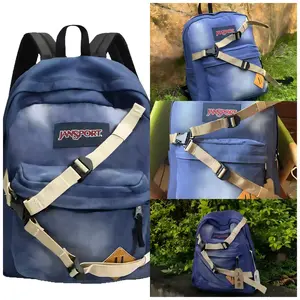 Spider-Man Inspired Denim Backpack, Unisex School Bag with Multiple Compartments, Lightweight Campus Backpack for Students, Travel and Daily Use