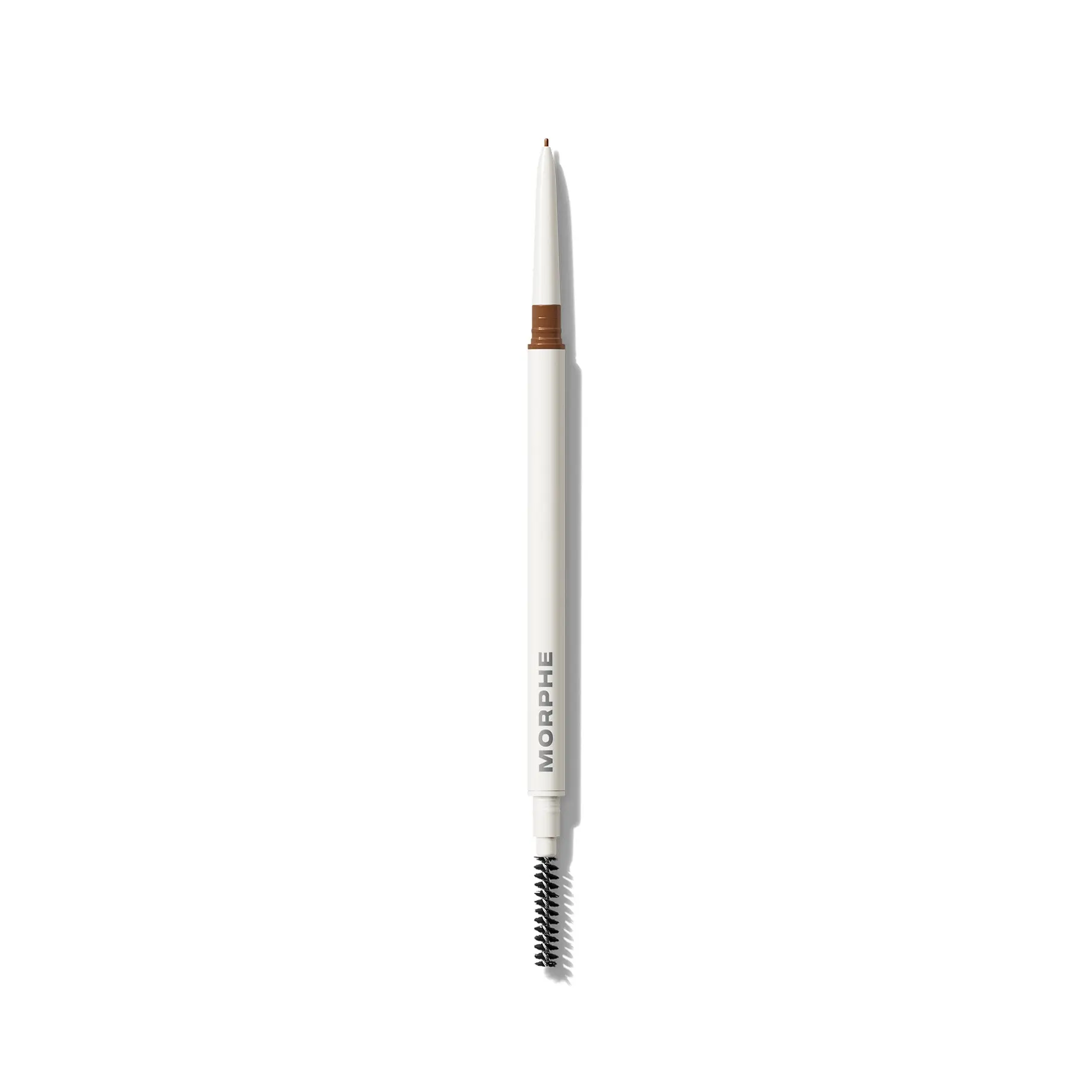 Morphe Nano Brow Pencil - Dual-Ended Pin-Thin .9mm Tip with Spoolie Brush for Precise Brow Definition and Natural Look Morphe Nano Brow Pencil - Dual-Ended Pin-Thin .9mm Tip with Spoolie Brush for Precise Brow Definition and Natural Look