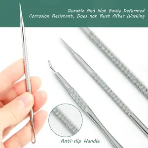 Cell extractor for blackheads, ultra-fine tweezers, professional beauty salon-exclusive high-precision acne extractor/pimple extractor/cleaning set