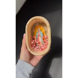 Our Lady of Guadalupe - MADE TO ORDER Altar Piece | Catholic Altar Decor | Handmade Catholic Gift