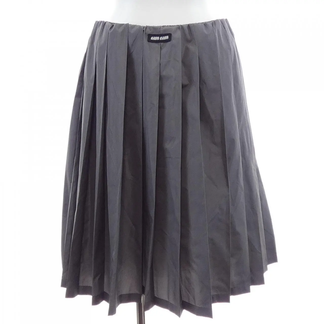 Pre-owned miu miu Silk Small Leather Goods Technical Skirt