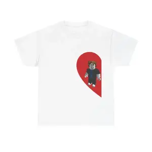 Roblox Half Heart Boyfriend Shirt graphic tee s short sleeve funny irish shirt 67 shirt merch