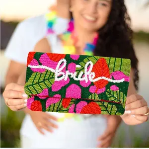 Tropical Beaded Bridal Clutch Collection