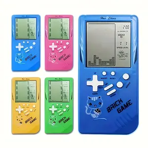 Babywendy 1pc Portable game console, puzzle handheld game console, training machine, classic electronic toy, suitable as a birthday gift, Christmas gift, perfect present
