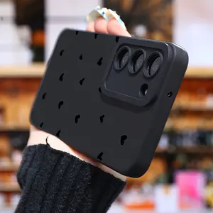 [Compatible Shock Absorbing Phone Cases] Love High Quality Protective Phone Cases, Soft to Hold, for Galaxy S24/S23/S22/S21 , Black Background Color, Shock Absorbing, Anti Slip, Lightweight, Smartphone Cellphone Cover Protector