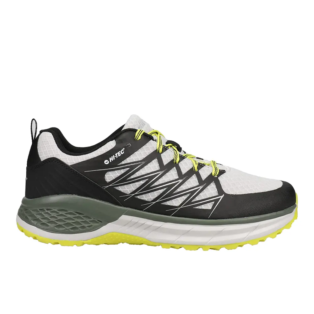Hi-Tec Mens Trail Destroyer Low Trail Trail Running Sneakers Shoes - Black, Grey