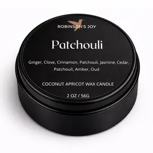 Patchouli 2oz Candle - Black Label Men's Collection