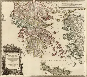 Ancient Greece Map – Graecia Vetus Antique Reproduction Wall Art Print (Classical Cartography)