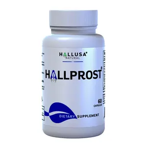 HALLPROST x 60 Capsules – Prostate Support with Saw Palmetto, Zinc & Pygeum – Dietary Supplement for Men’s Urinary Health – Hallusa Natural