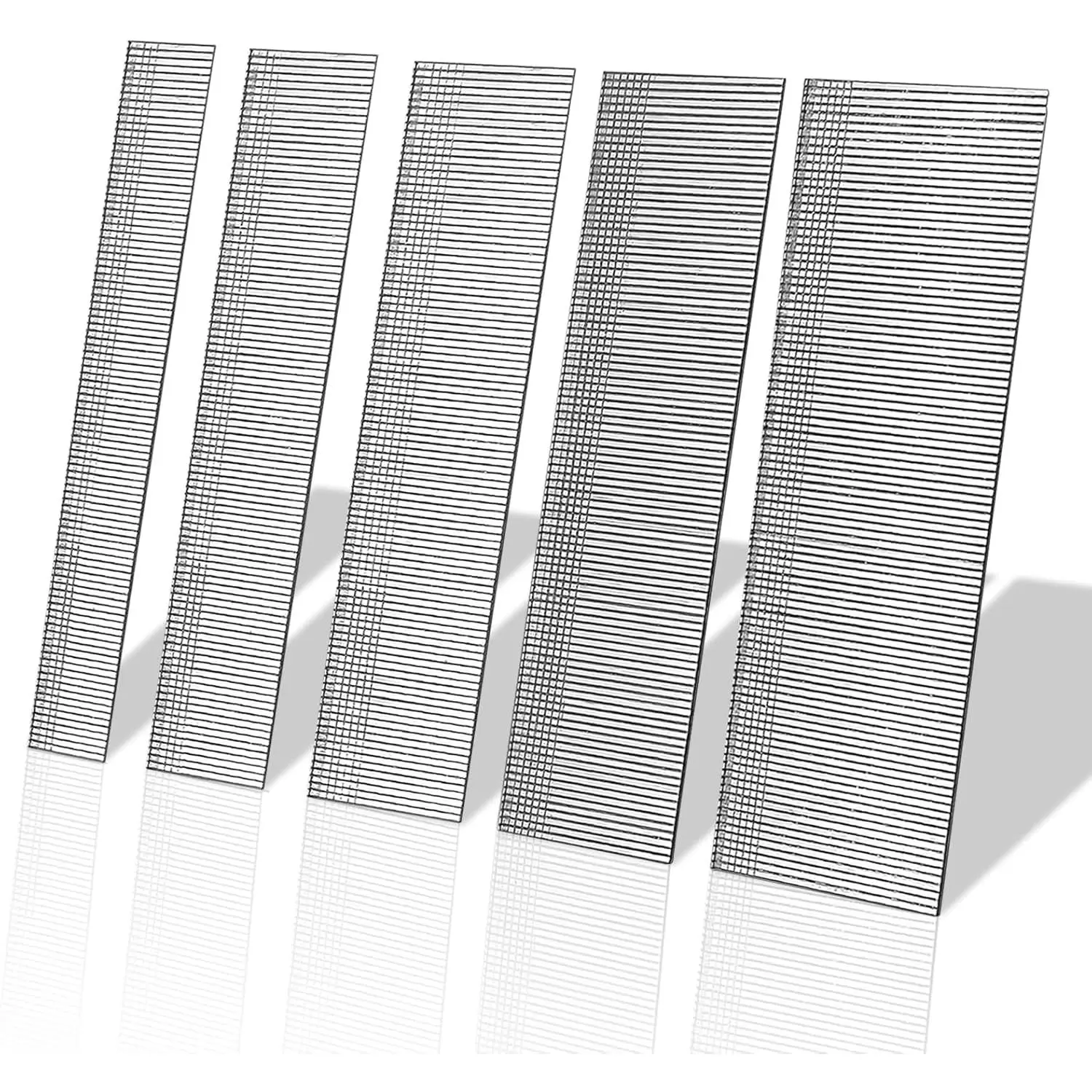 18 Gauge , 1500PCS Nail Gun Nails for Pneumatic, Electric Brad Nail Gun, 5 Sizes (2inch,1-1/2 inch,1-1/4 inch,1 inch,3/4 inch) 18 GA