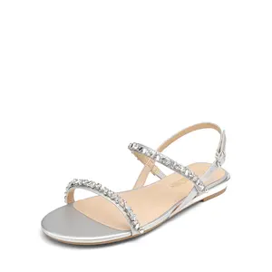 Dream Pairs Women's Rhinestone Flat Sandals