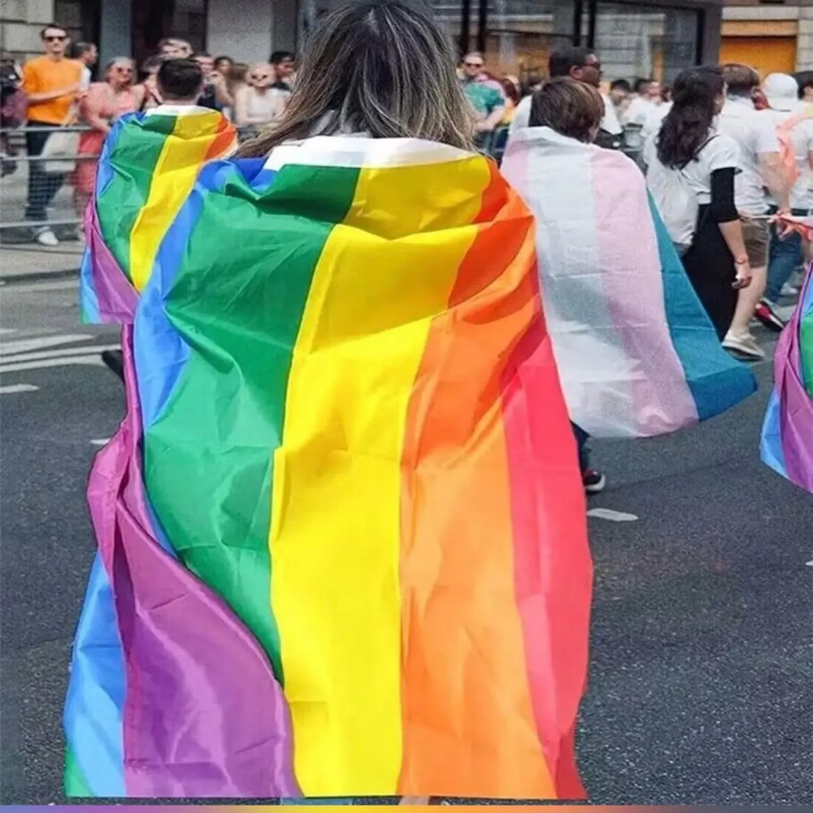 LGBTQ COMMUNITY FLAG (MEGA HUGE)