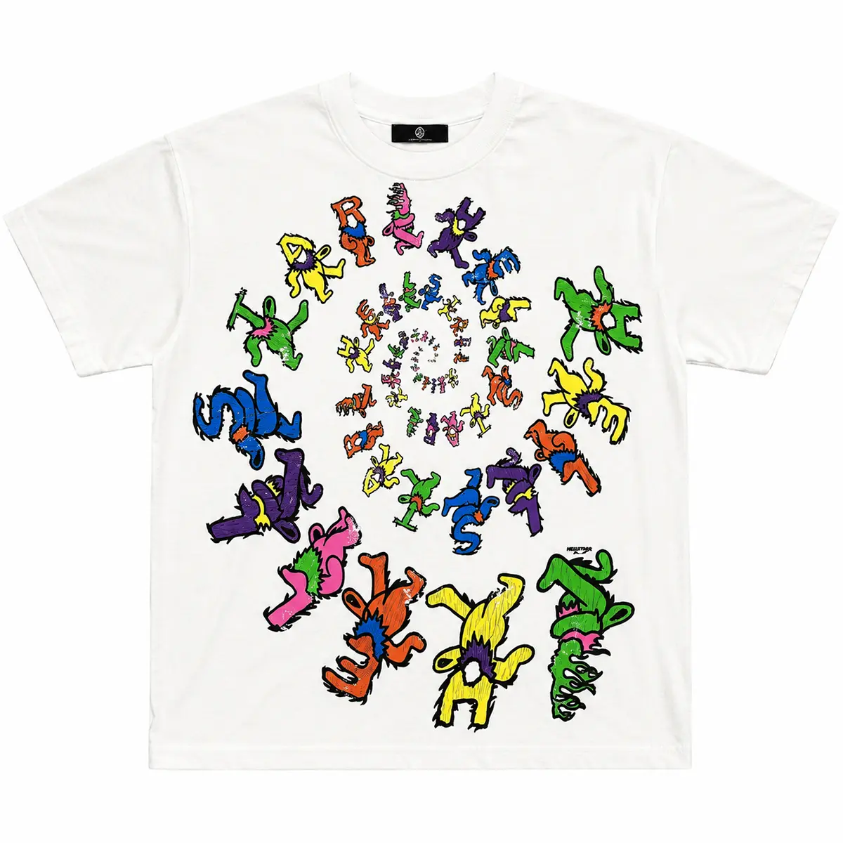 Hellstar 'Paradise Bears' Tee White