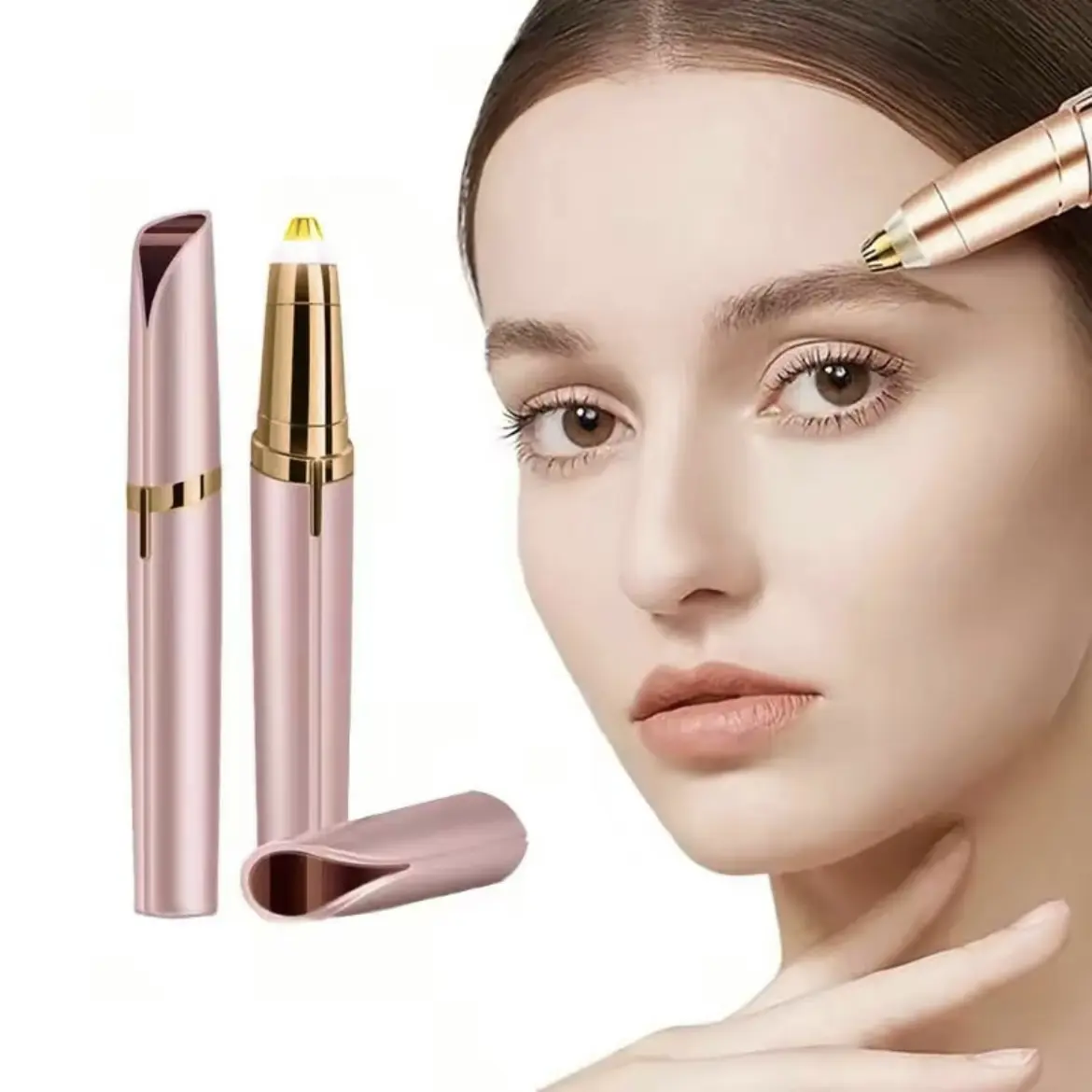 Eyebrow Trimmer for Women, Rechargeable Eyebrow Hair Remover, Eye Brow and Face Epilator Hair Removal