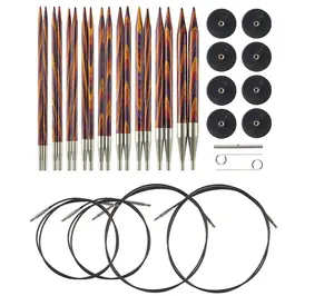 Interchangeable Circular Knitting Needles Set for Yarn & Knitting Crafts – Radiant Options