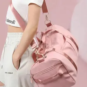 Unisex Trendy Duffel Bag, Adjustable Large-Capacity Zipper Travel Bag, Multifunction Carry-On Gym Bag, Casual Sports Bag for Travel & Gym Use