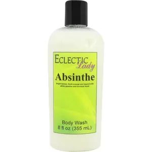 Absinthe Liquid Pearl Body Wash, 3 in 1 Use for Bubble Bath, Hand Soap & Body Wash
