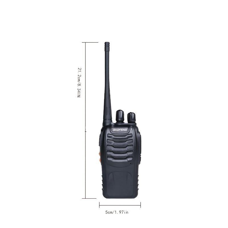 BAOFENG BF-888s Two Way Radio, 1 Count 400-470MHz UHF Walkie Talkie, Handheld Walkie Talkie, USB Rechargeable Walkie Talkie for Outdoor Camping Hiking