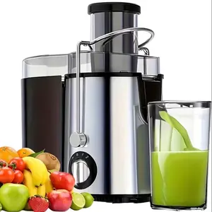 Centrifugal Juicer - Kitchen Appliances, 3 in Wide Mouth, 500W Max Power, 400W Motor, 3 Speed Settings, High Juice Extraction Rate, Fast Juicing, Easy To Clean, Removable Attachments, For Fruits & Vegetables