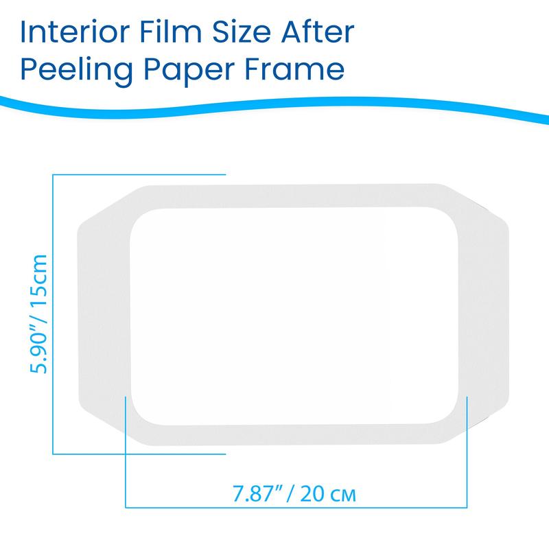 Houseables Transparent Film Dressing, Wound Cover Bandages, Clear, Post Surgical Skin Patch, Sterile Protection, Breathable Pressure Seal, Waterproof Guard, Shower Shield