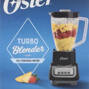 Oster Turbo Blender, 800-Watt With Ice-Crushing Motor, Black New