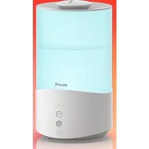 4.0L Ultrasonic Cool Mist Humidifier with Essential Oil Diffuser, Top Fill Large Room Humidifier for Bedroom, Adjustable Mist Output & Sleep Mode, Auto Shut-Off, Quiet Operation for Home & Office