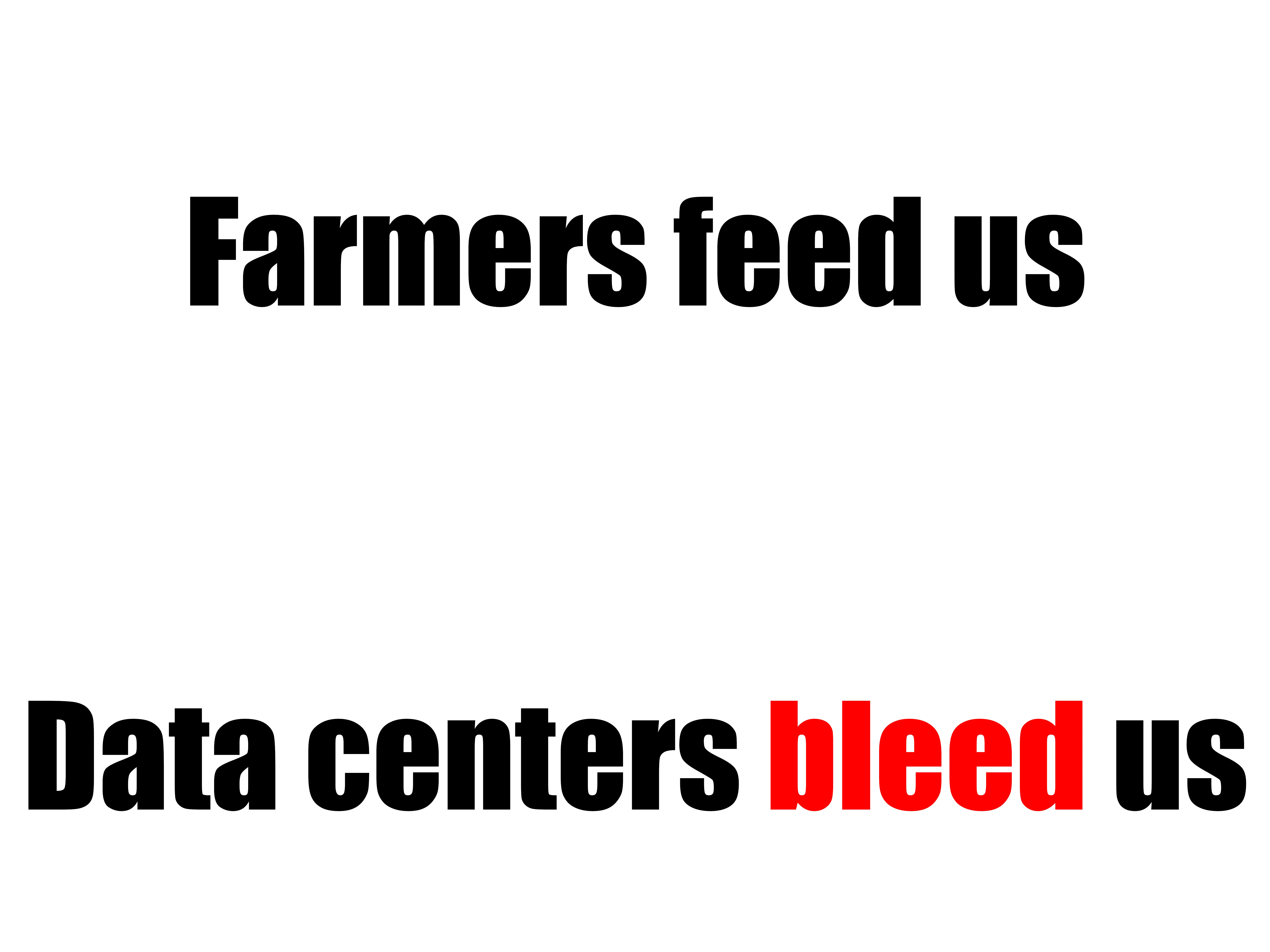 No Data Centers Yard Signs