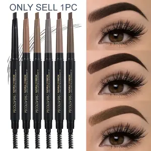 1PC Double-headed Eyebrow Pencil - Smudge-proof, Durable and Convenient, Quick Makeup, Christmas Gift, Travel-Friendly Makeup for Women