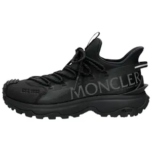 Moncler Chunky Sole Lace-Up Sneakers for Women in Black Trending Shoes, House White Official Shoes to Get / Maison Mihara Verifiable, with credentials and supporting global authentication