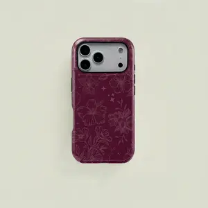 Flower Starburst Pattern Phone Case, Durable Dual-Protective Cover,phone Case Suitable for Iphone 11/12/13/14/15/16/17 Pro Promax Plus Air and Samsung S22/S23/S24/S25 Plus Ultra Fe