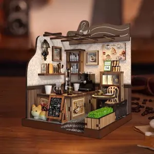 DIY Book Nook Kit Model, Creative Handmade Artisan Craft, Home Decor Gift for Friends & Family, Perfect for Birthdays, Holidays, Seasons