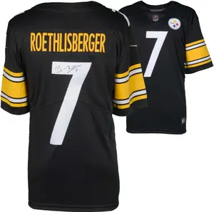 Ben Roethlisberger Pittsburgh Steelers Autographed Nike Black Limited Jersey - Fanatics Authentic Certified