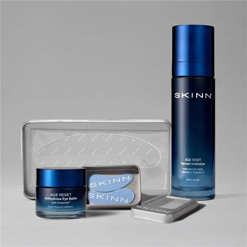 SKINN Cosmetics: LIVE EXCLUSIVE Age Reset Serum + Eye Balm + Masks
