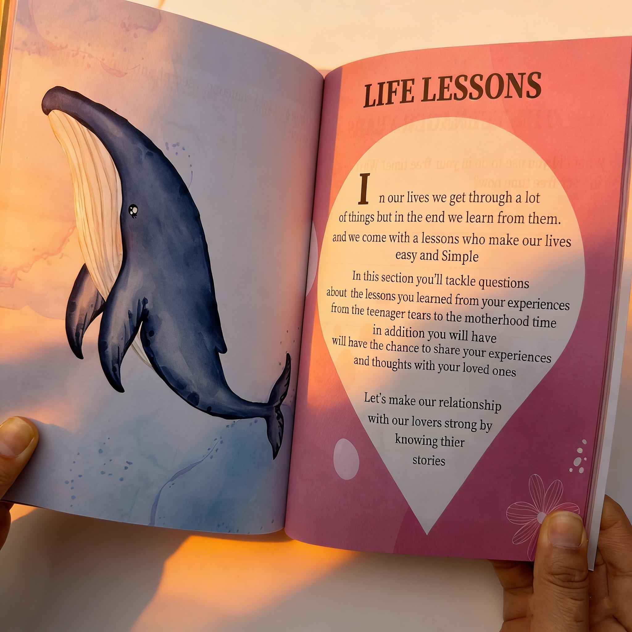 Tell Me Your Life Story, Mom-A Mother’s Guided Journal and Memory Keepsake Book,100 question for mom about her life stories.Strengthen connection with MOM,perfect Mother's day gift