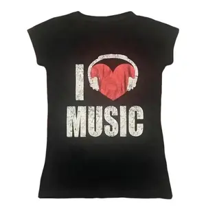 Vintage I Love Music Baby Tee for Women, Emo 90s Vintage Clothes, 90s Baby Tees, Y2k Tops, Female Clothing Woman, Crop Top Women, Streetwear, Y2K Clothes, Outfit Going, OOTD, Downtown Girl Baby Tee, Gift For Her, Outfits