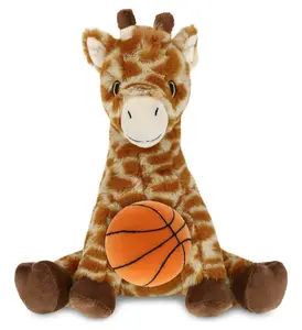ECO FRIENDLY SUPER-SOFT PLUSH - GIRAFFE 10" With Basketball Plush