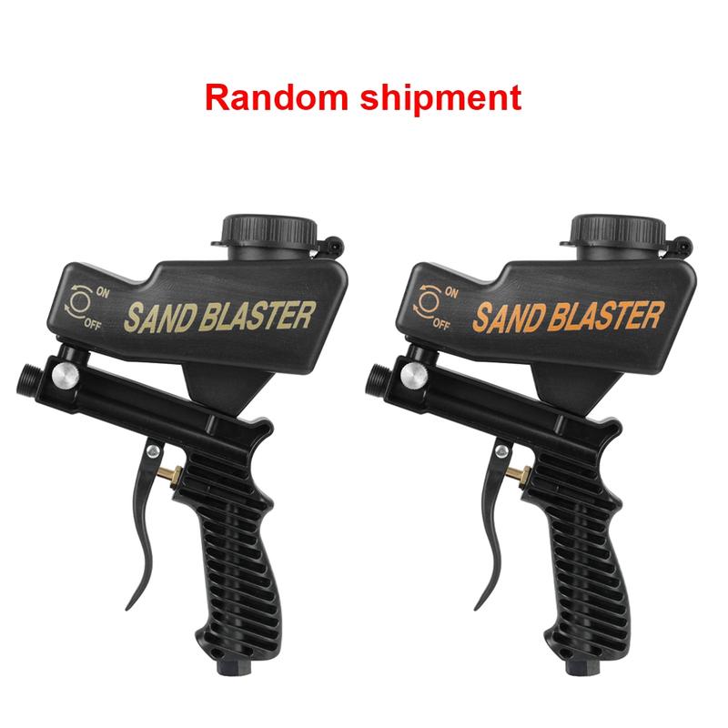 Gravity Sandblasting Gun, Pneumatic Sandblasting Set, Rust Blasting Device Adjustable Blasting Machine, Pneumatic Blasting Gun Set, Professional Car Body Repair Tool for Car Repair, Heavy Duty