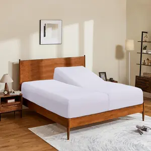 100% Egyptian Cotton, 600 thread count fitted sheets, 16" deep pocket, split king, 2-pack, twin XL, white
