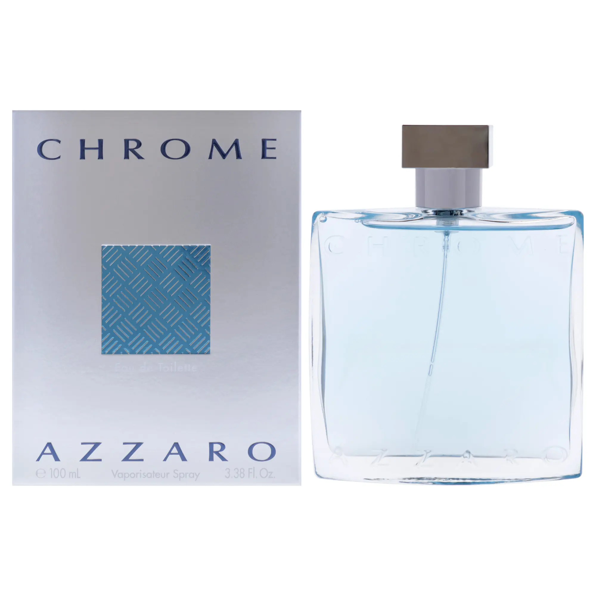 Chrome by Azzaro, 3.38 oz Eau De Toilette Spray for Men