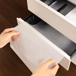 1 Roll Transparent Dot Anti Slip Drawer Liner Kitchen Oil Proof Protective Mat Freely Trimmable Used for Cabinet Drawer And Shoe Cabinet As Anti Slip Drawer