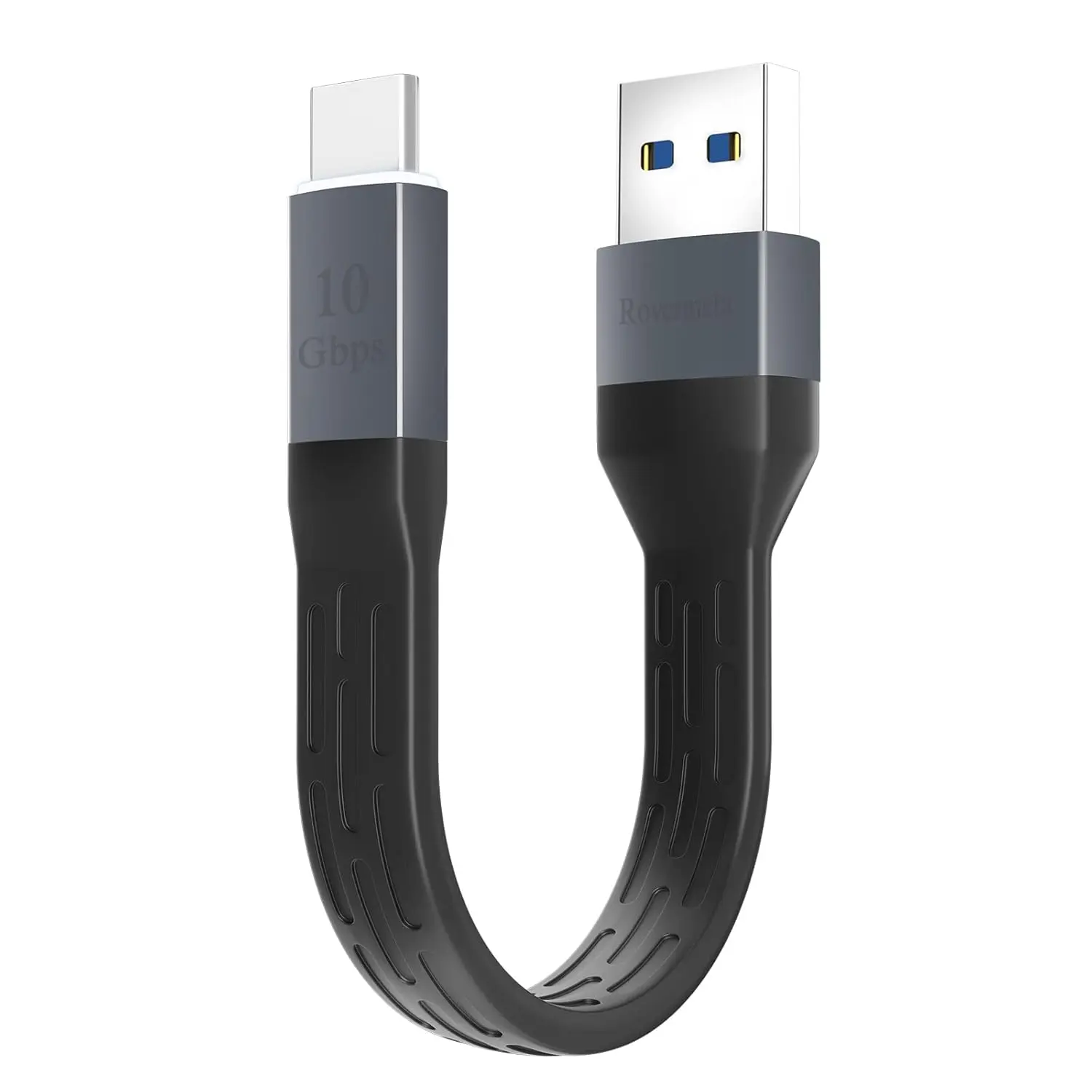 Durable USB C Android Auto Cable - USB 3.1 Gen 2, 10Gbps, 3A Fast Charging, 5in Short Cable for Smartphone, Quest Link, SSD, iPad Pro Mini, MacBook Pro, S21
